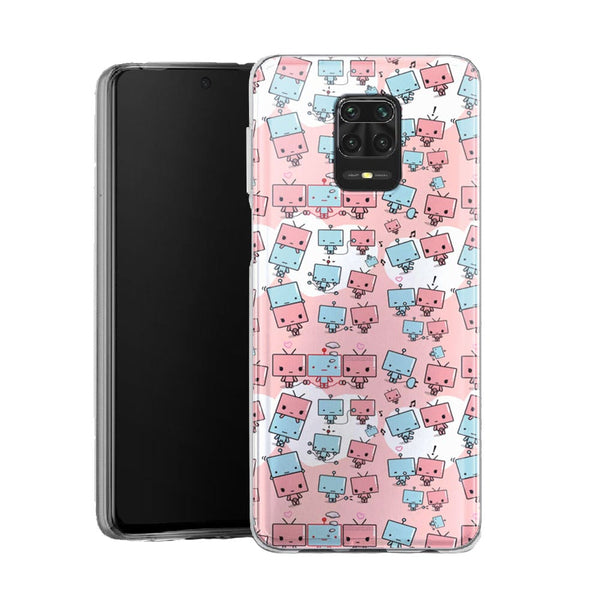 Coque Xiaomi Note 9 originale Kawaïi Robots - XIAOMI REDMI NOTE 9 PRO